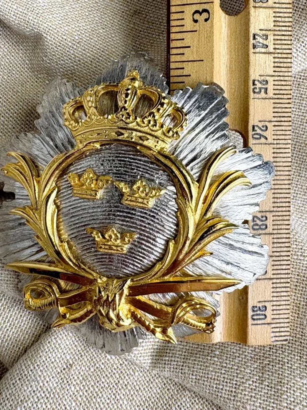 Vintage 1960s Vans Authentics Crown Crest Pin or Pendant #2439